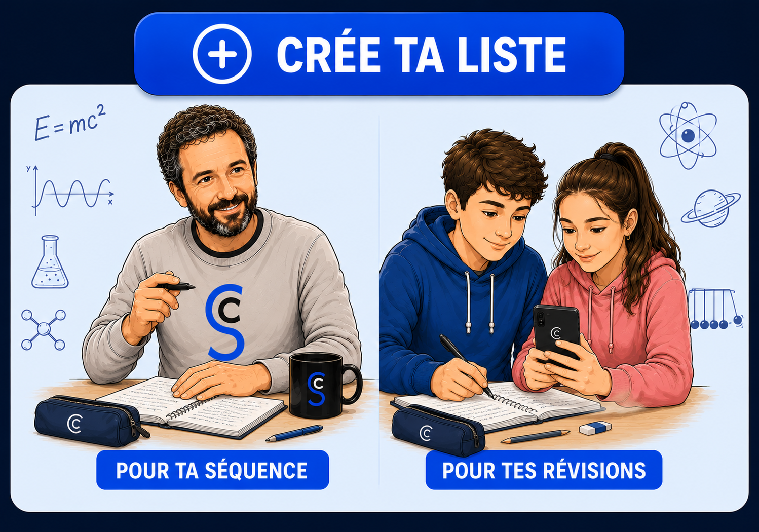 Crée ta liste : pour tes révisions